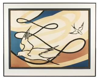 Lot 276: Alexander Calder Birds in Flight Lithograph