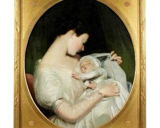 Lot 94a: after James Sant Portrait of Elizabeth & Child