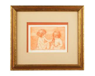 Lot 339: Joan Purcell "The Girls" Etching