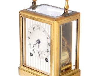 Lot 292: Ornate Dial Paul Garnier French Carriage Clock