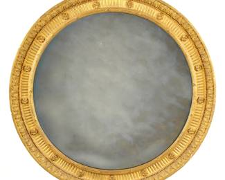 Lot 173: Regency Carved Gilt Wood Mirror