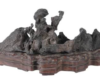 Lot 147: Chinese Highly Resonant Lingbi Scholars Stone