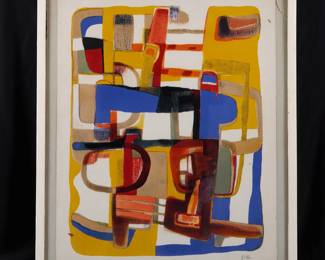 Lot 239: Maurice Esteve Jazz 1954 Lithograph