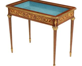 Lot 12: French Louis XVI Style Ormolu Mount Vitrine Table