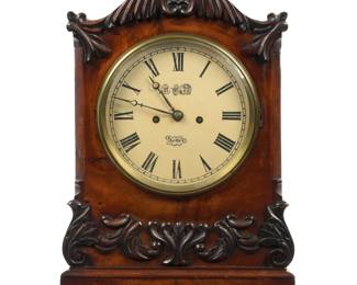 Lot 165: R. Cave Dover Twin Fusee Mahogany Bracket Clock