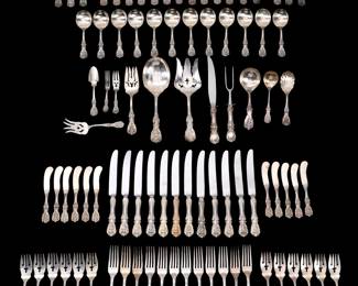 Lot 155a: 89 Piece Reed & Barton Francis I Sterling Flatware