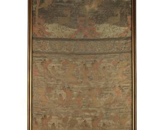 Lot 209: Framed Chinese Silk Embroidery Panel