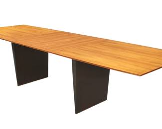 Lot 113: Wormley for Dunbar Tawi Wood Extension Table