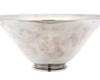 Lot 195a: Large Tiffany & Co Sterling Center Bowl 20448