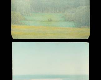 Lot 274: Two Large Russell Chatham Landscape Lithographs