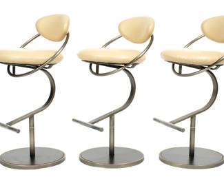 Lot 122a: Three Design Institute of America Bar Stools