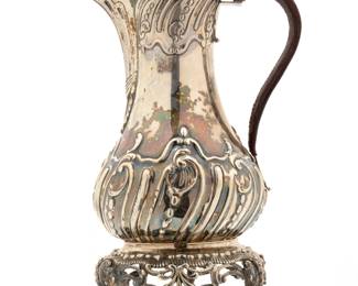 Lot 116: 18th C. Whipham & Wright English Silver Coffee Pot