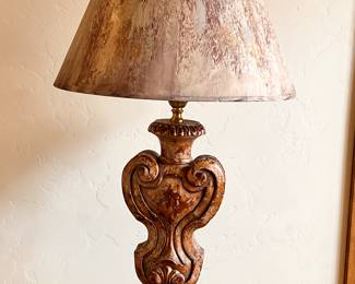 $200 - Very heavy lamp -
Maitland Smith 35”H
