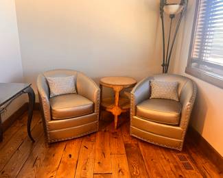 $400 for both or best offer
2 Designer Barrel chairs