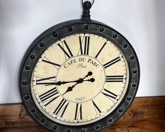 $50 Heavy Wall CLOCK 25” Dia