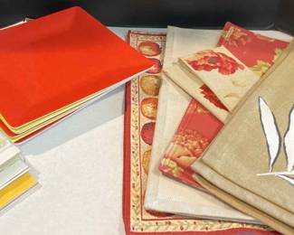 Melamine Plates And Placemats