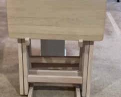 TV Trays Solid Wood