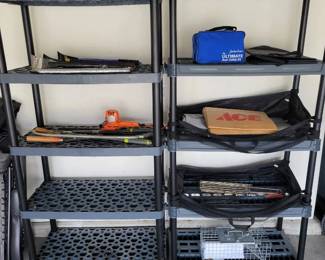 6 Ft X 3 Ft Storage Shelves And Contents
