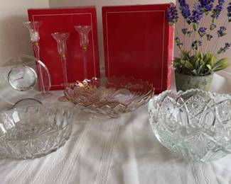 Candlesticks And Crystal
