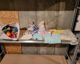 Knitted Baby Clothes, Toys, Childs Lunch Tray