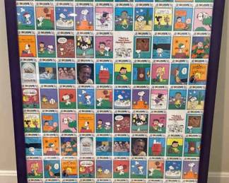 002 Charles Schultz Peanuts Framed