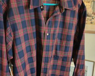 A rack of Pendleton Shirts.
