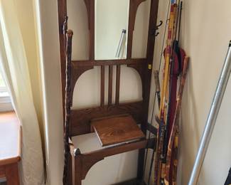Antique Hall Tree.