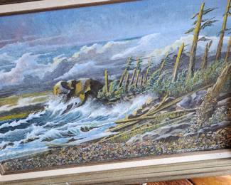 Original Oil signed Aleander Barov