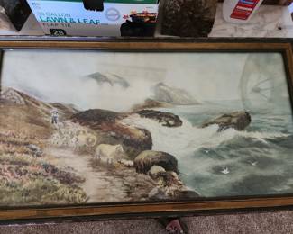 Original signed Solkey Watercolor.