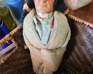 Vintage Native American Skookum Doll