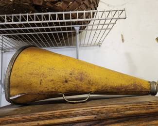 An Antique Megaphone!