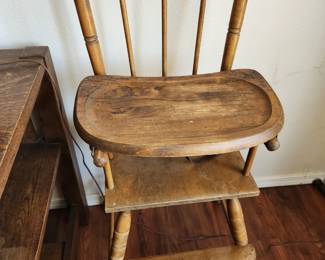 Vintage Child's Highchair!