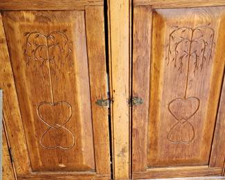 Antique Handcarved Cabinet!
