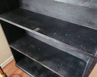 Vintage Black Bookcase.