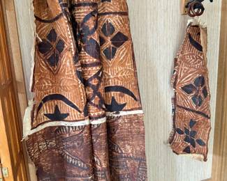 samoan tapa cloth curtains