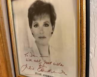 Julie Andrews signed photo