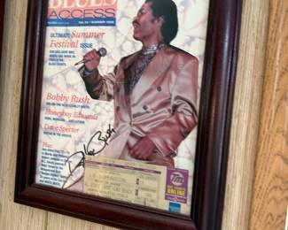 Signed Bobby Rush Flyer