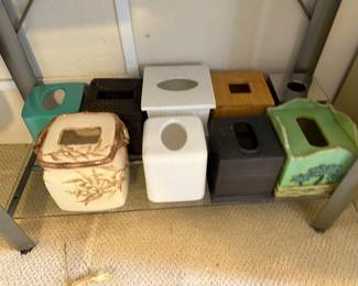 tissue boxes