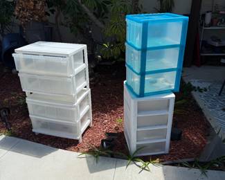plastic storage organizers
