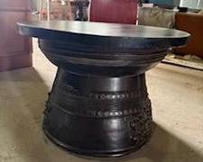 Set of 2 Frog Drum Side Table