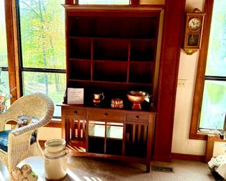 Kincaide Cherry Display Case, Crock, Assorted Copper Pieces