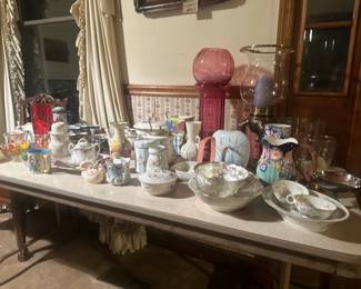 Hand-painted Nippon Set, Various Fitz and Floyd, Miscellaneous Home Decor Pieces