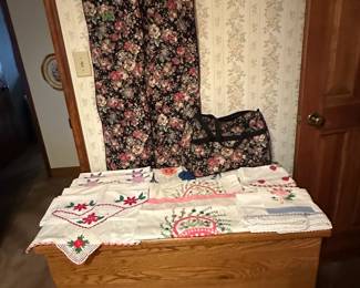Luggage and Carry on, Antique pillowcases