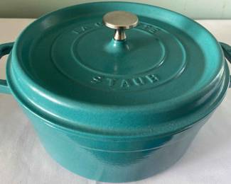 Staub Turquoise Dutch Oven