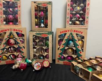 Vintage Shiny Bright Christmas Ornaments