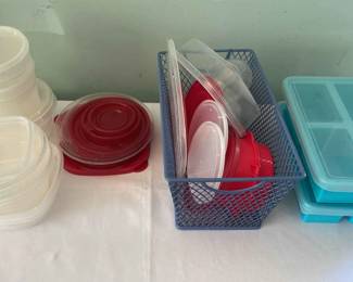 Plastic Food Storage And Silicone Food Portioning Containers