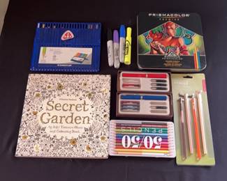 Coloring Book, Colored Pencils More