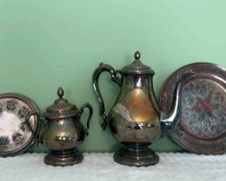 Silver Plated Lot 4 Rememberance by Rogers Bros.
