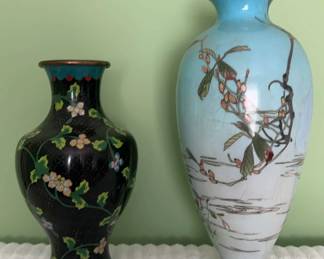Two Cloisonne Vases