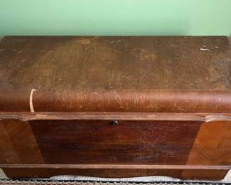 Antique Art Deco Cedar Chest